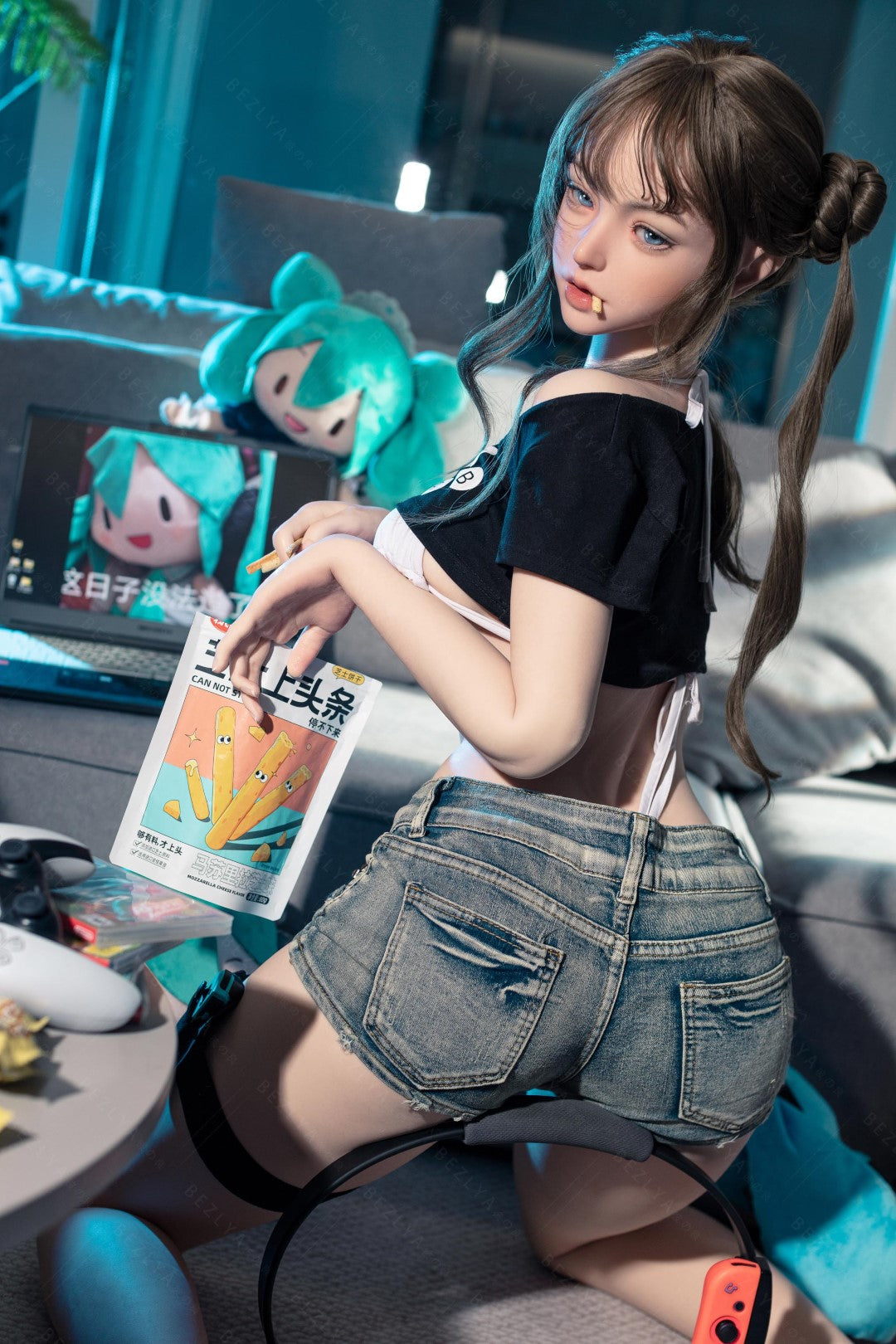 Campánula muñeca sexual (Bezlya Doll Copa E de 155 cm (silicona 2,2 CF)