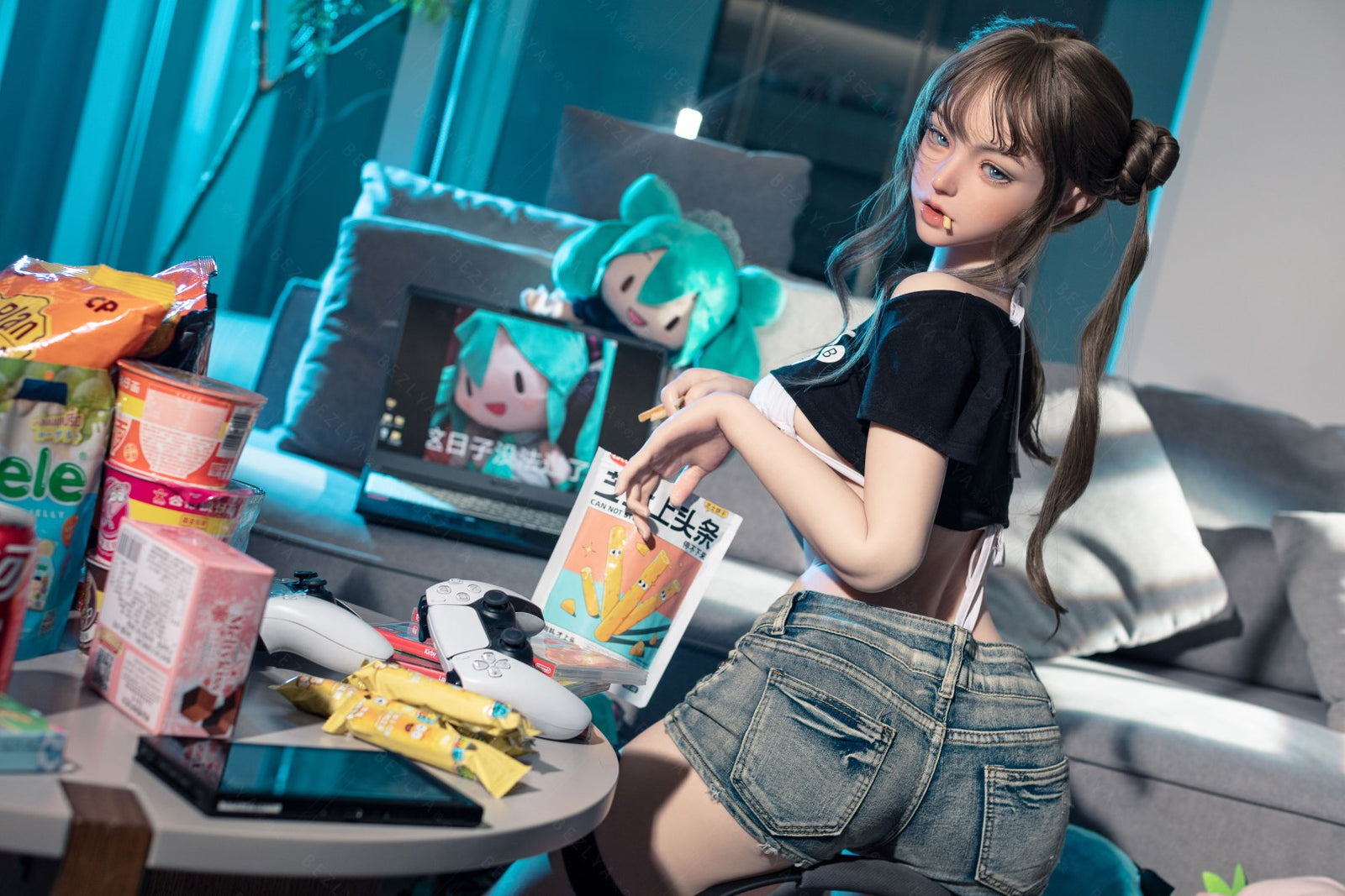 Campánula muñeca sexual (Bezlya Doll Copa E de 155 cm (silicona 2,2 CF)