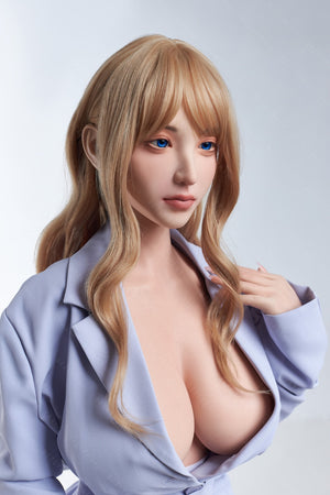 Glicinia muñeca sexual (Bezlya Doll Silicona G-Cup de 161 cm)