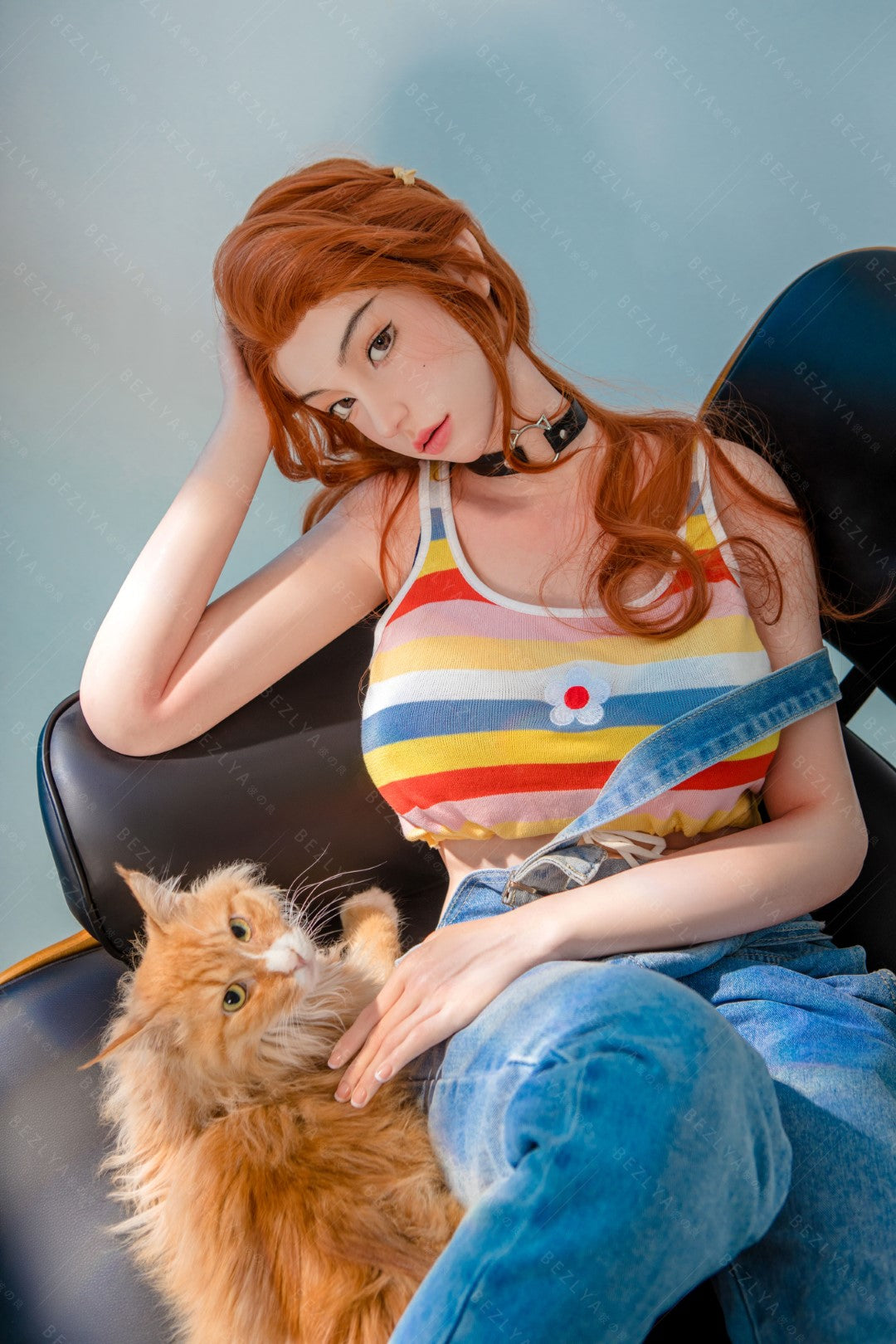 Aglaia muñeca sexual (Bezlya Doll 163 cm copa C 2.1 silicona)