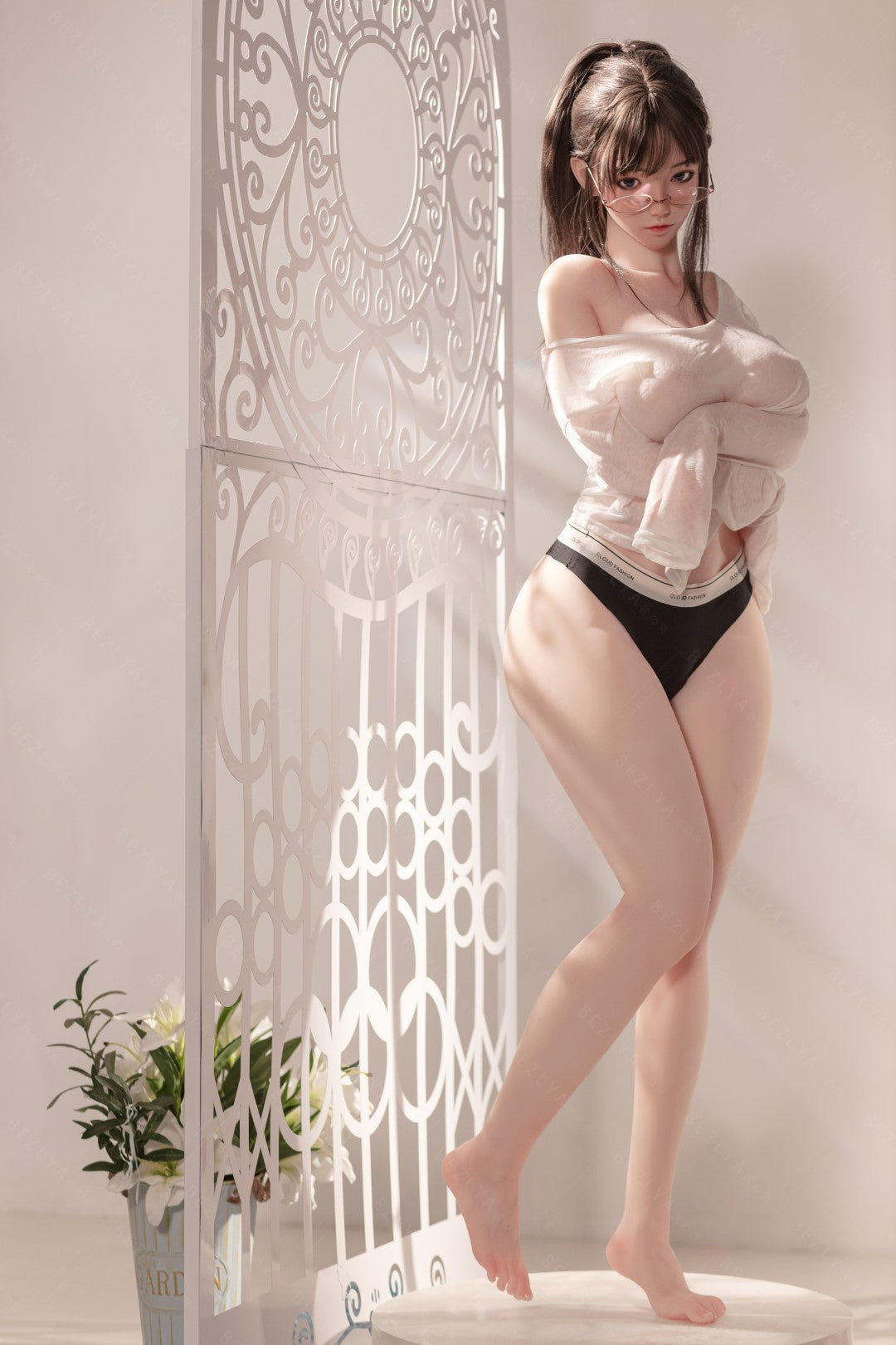 cirtenthera muñeca sexual (Bezlya Doll 155cm copa F 2.0 TPE+Silicona)