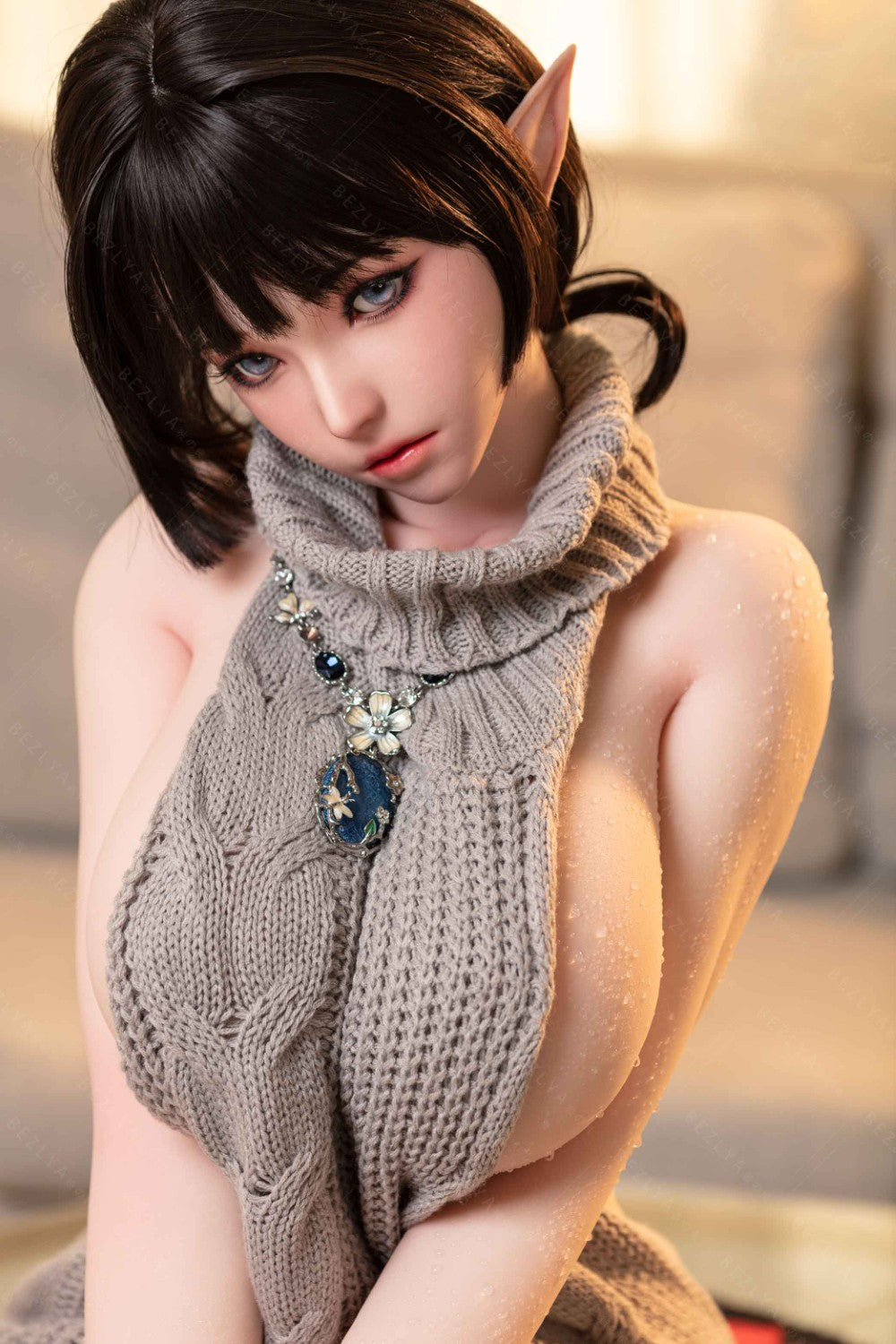 Cala muñeca sexual (Bezlya Doll 155 cm F-CUP 2.0 TPE+Silicona)