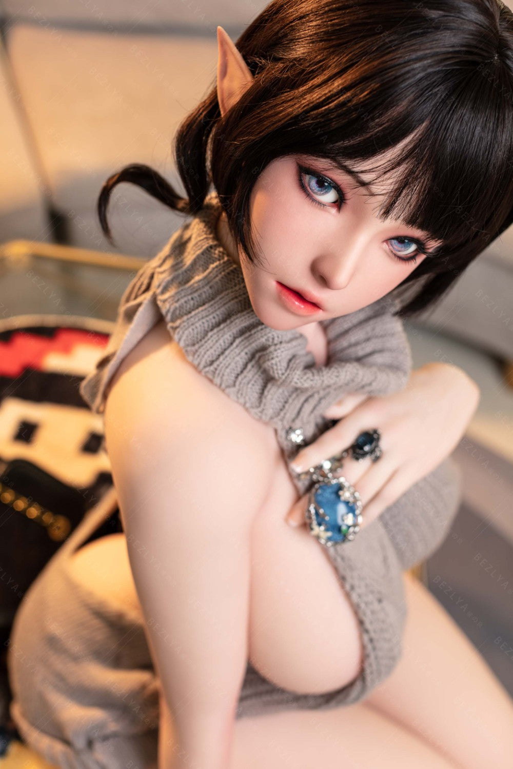 cala muñeca sexual (Bezlya Doll 155cm copa F 2.0 TPE+Silicona)