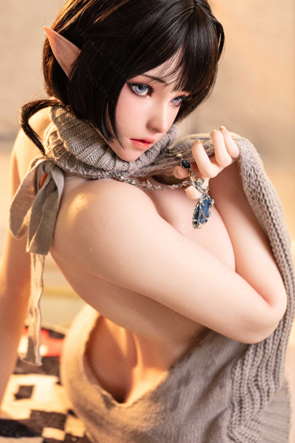 cala muñeca sexual (Bezlya Doll 155cm copa F 2.0 TPE+Silicona)