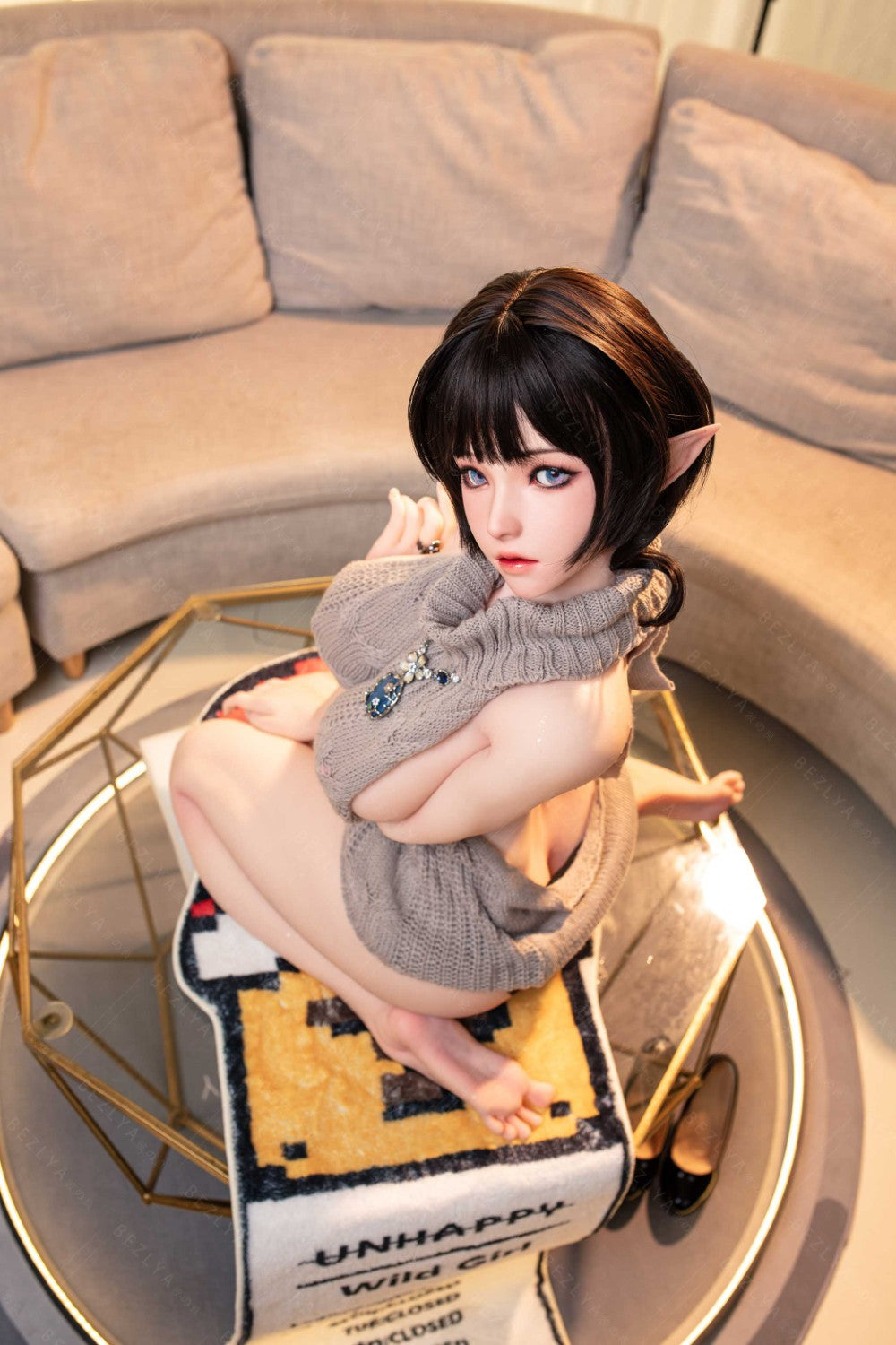 cala muñeca sexual (Bezlya Doll 155cm copa F 2.0 TPE+Silicona)