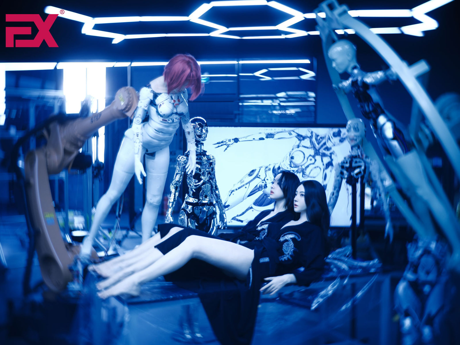 Clon Jie muñeca sexual (EXDoll 166cm Copa B #Exclone Silicona)