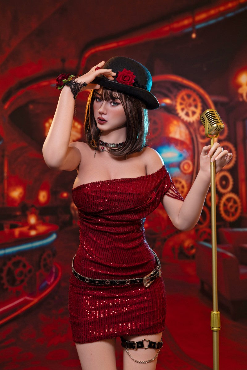 mika muñeca sexual (Top Fire Doll 165 cm copa C T58 silicona)