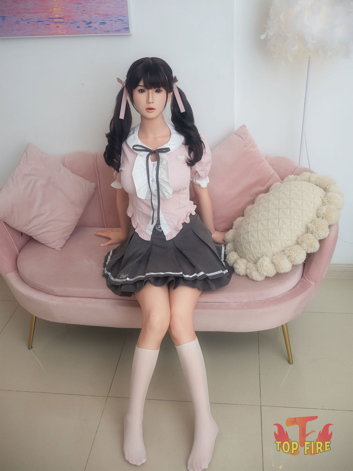 Ester muñeca sexual (Top Fire Doll 158cm D-cup T29 Silicona)