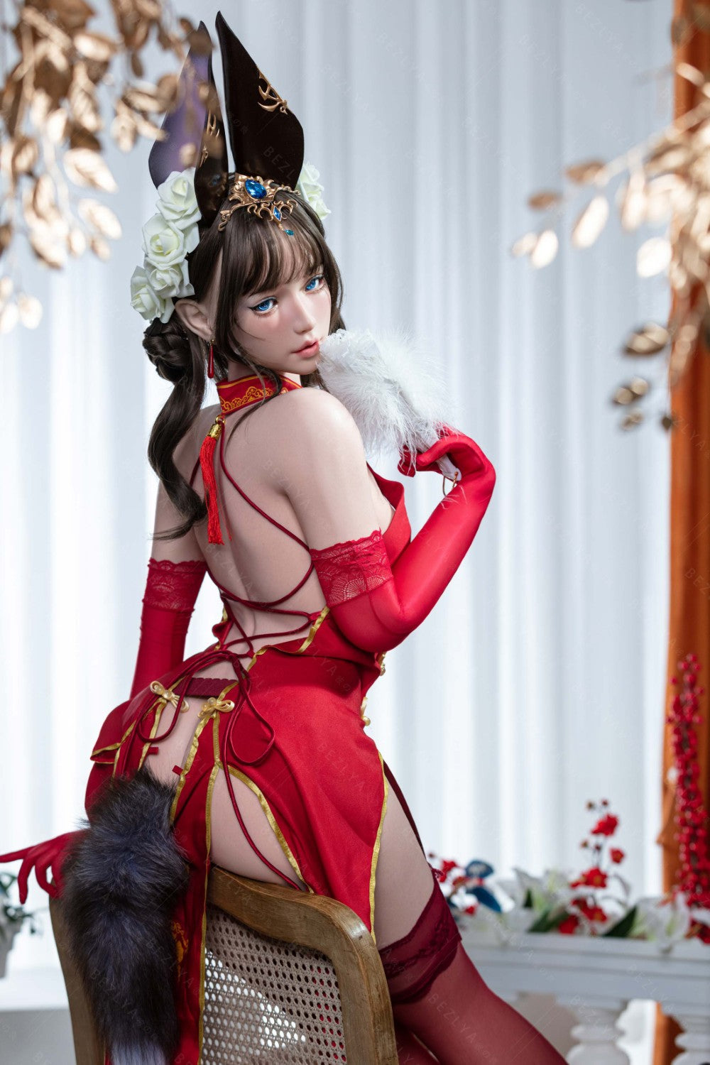 Mandradora muñeca sexual (Bezlya Doll 155cm B copa 2.1 Silicona)