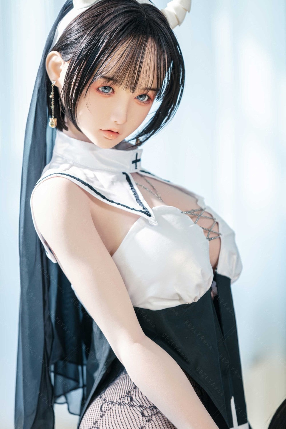 Vainilla muñeca sexual (Bezlya Doll Copa E de 155 cm (silicona 2,2 CF)