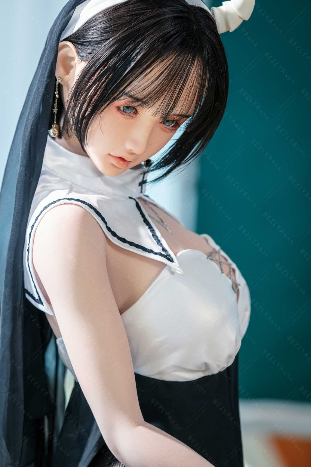 Vainilla muñeca sexual (Bezlya Doll Copa E de 155 cm (silicona 2,2 CF)