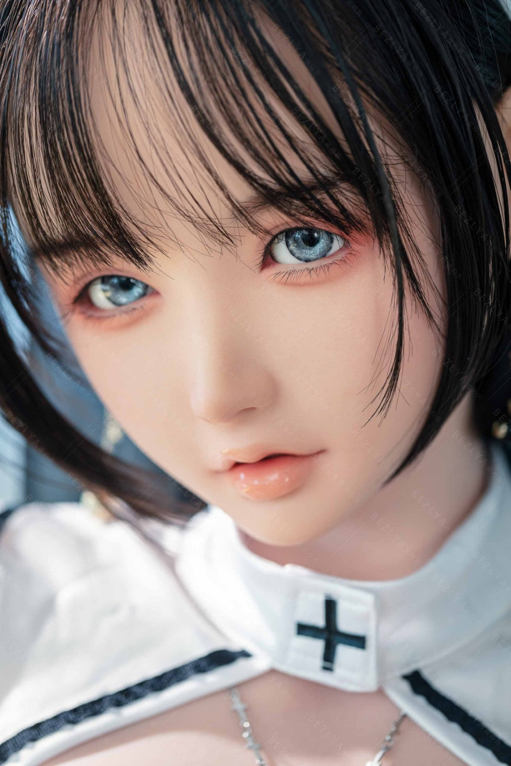 Vainilla muñeca sexual (Bezlya Doll Copa E de 155 cm (silicona 2,2 CF)