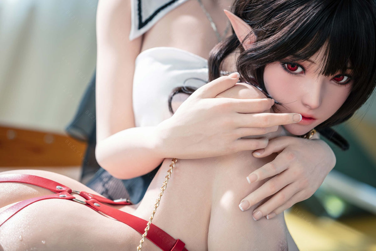 Vainilla muñeca sexual (Bezlya Doll Copa E de 155 cm (silicona 2,2 CF)