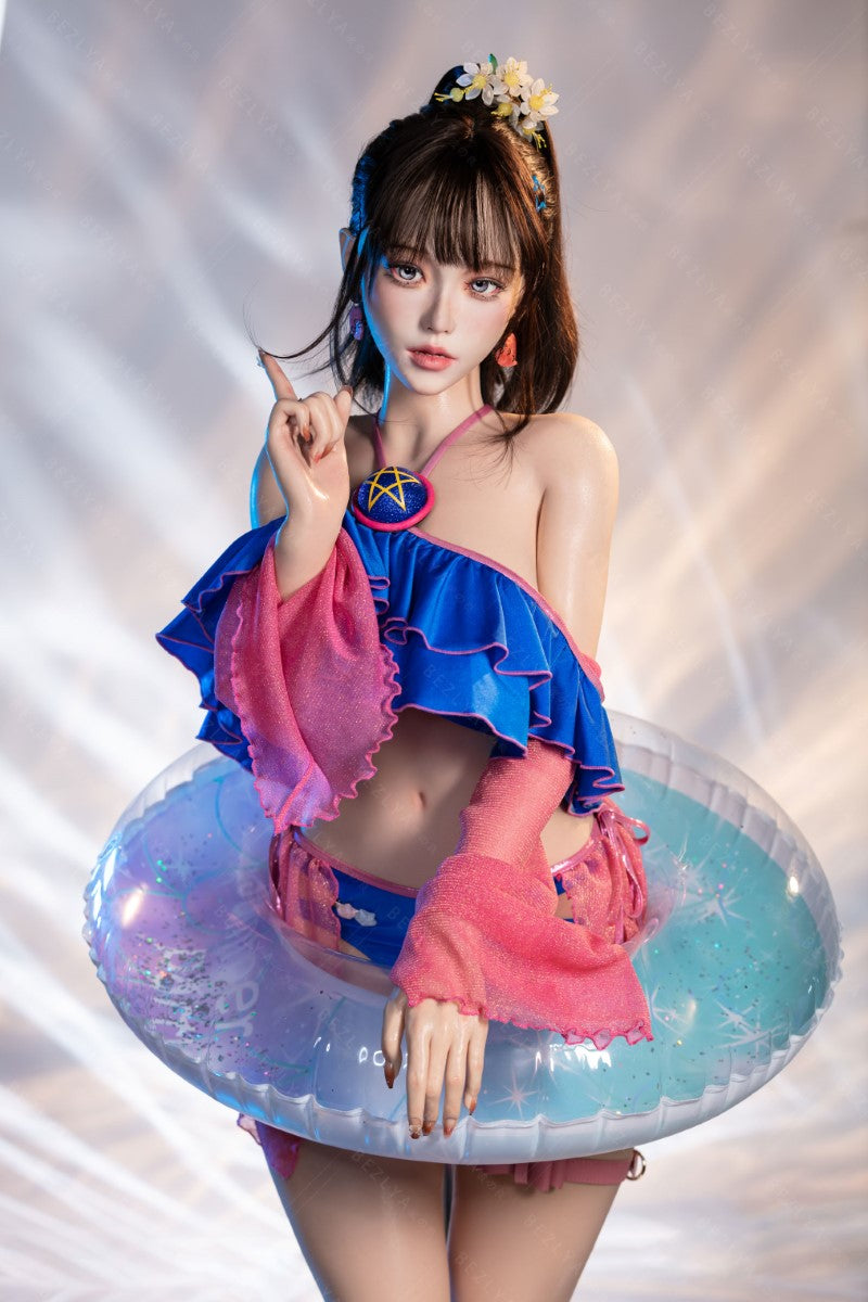 Ninfaea muñeca sexual (Bezlya Doll 155 cm E-CUP 2.2CF Silicona)