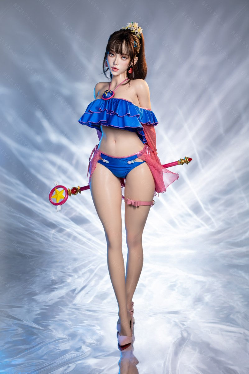 Ninfaea muñeca sexual (Bezlya Doll 155 cm E-CUP 2.2CF Silicona)