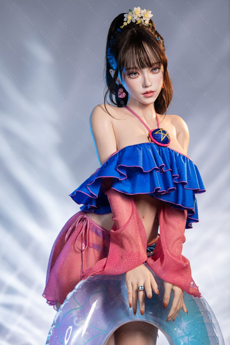 Ninfaea muñeca sexual (Bezlya Doll 155 cm E-CUP 2.2CF Silicona)