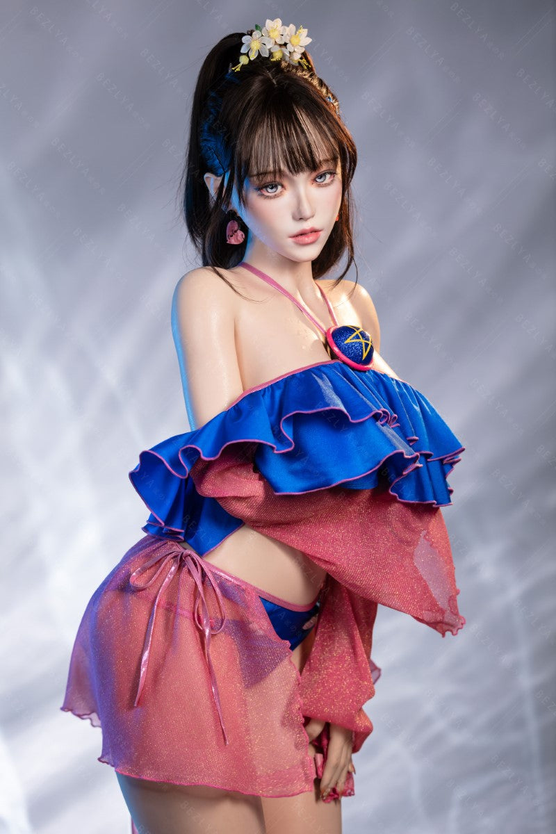 Ninfaea muñeca sexual (Bezlya Doll 155 cm E-CUP 2.2CF Silicona)