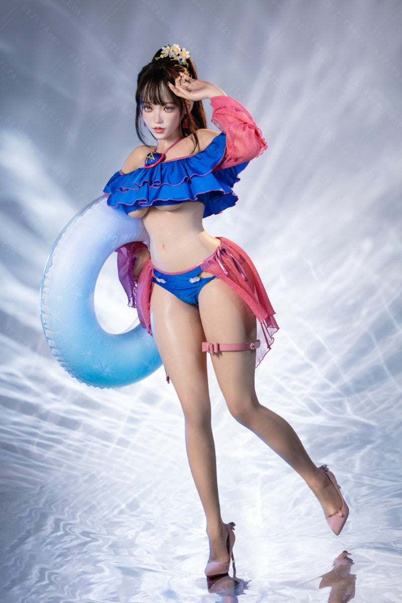 Ninfaea muñeca sexual (Bezlya Doll 155 cm E-CUP 2.2CF Silicona)