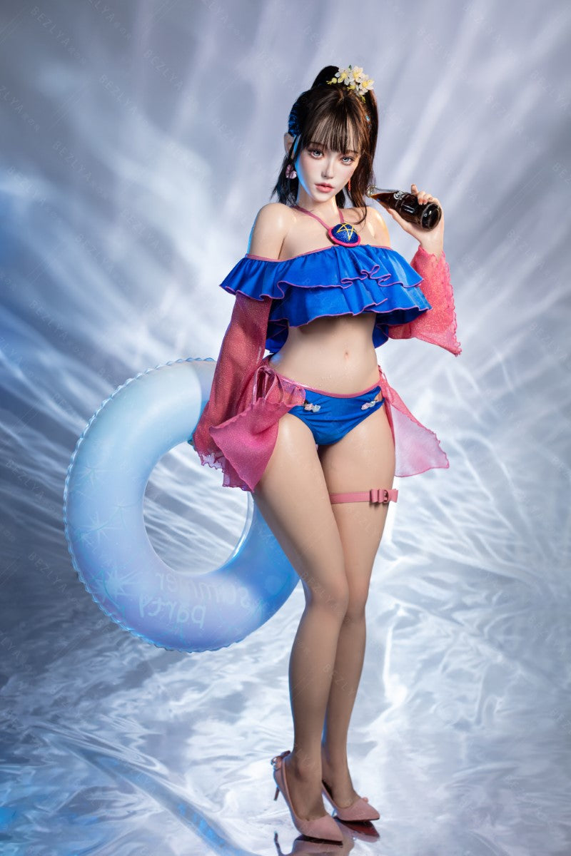 Ninfaea muñeca sexual (Bezlya Doll 155 cm E-CUP 2.2CF Silicona)