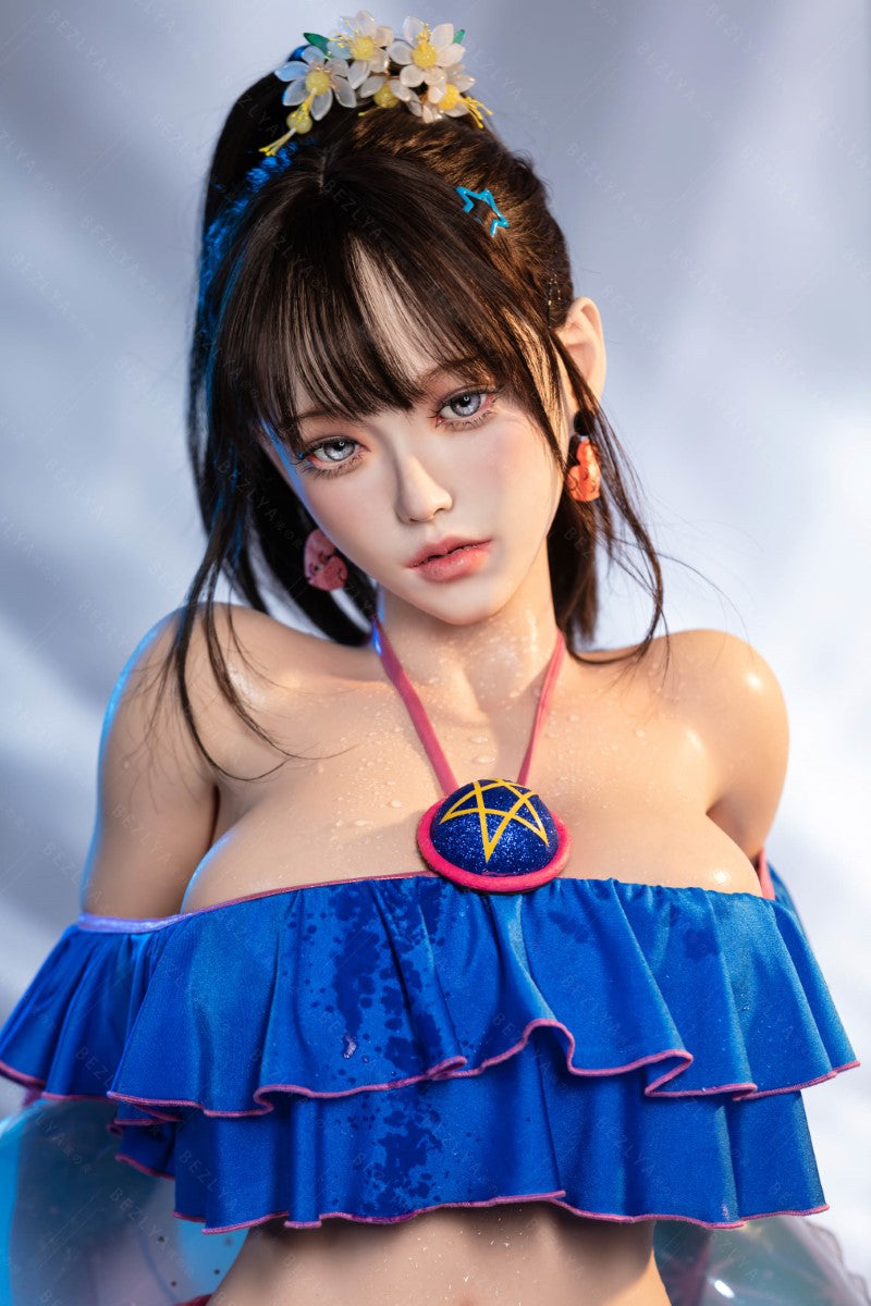 Ninfaea muñeca sexual (Bezlya Doll 155 cm E-CUP 2.2CF Silicona)