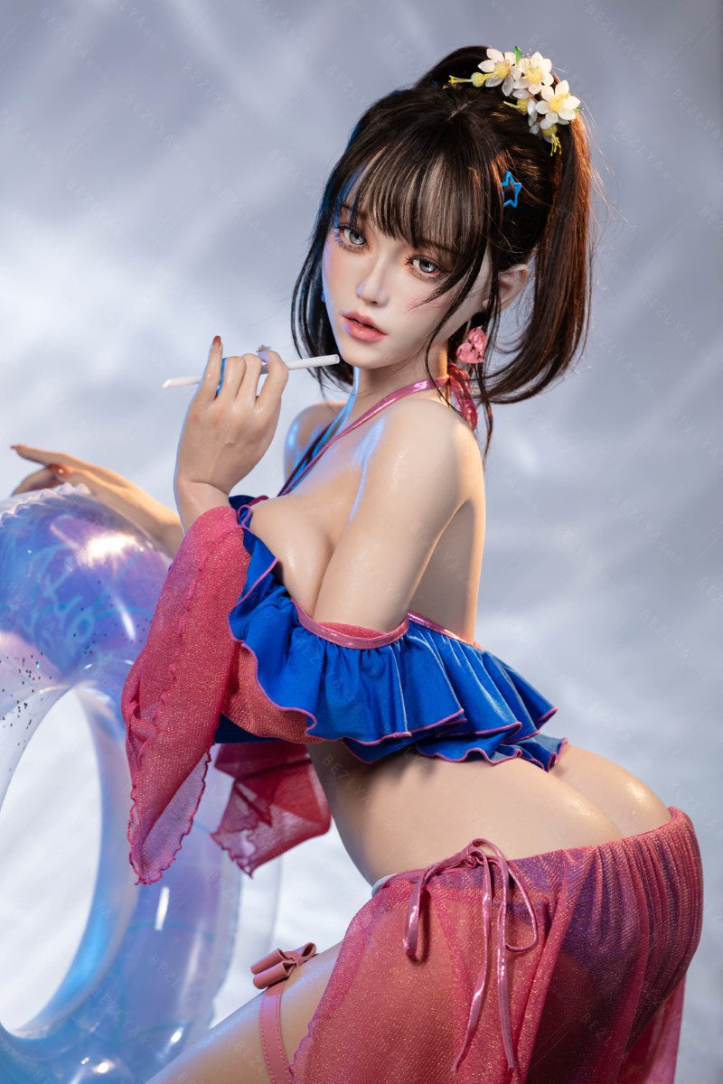 ninfea muñeca sexual (Bezlya Doll Copa E de 155 cm (silicona 2,2 CF)