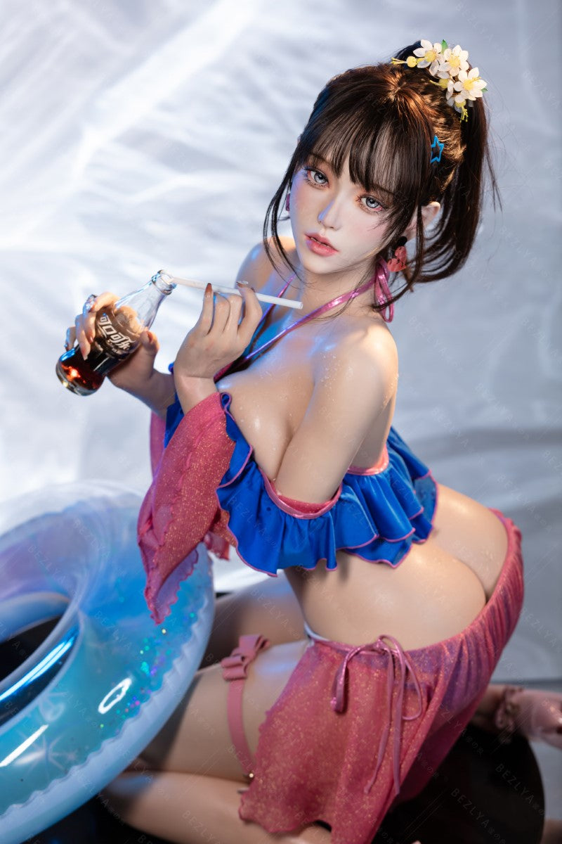 ninfea muñeca sexual (Bezlya Doll Copa E de 155 cm (silicona 2,2 CF)