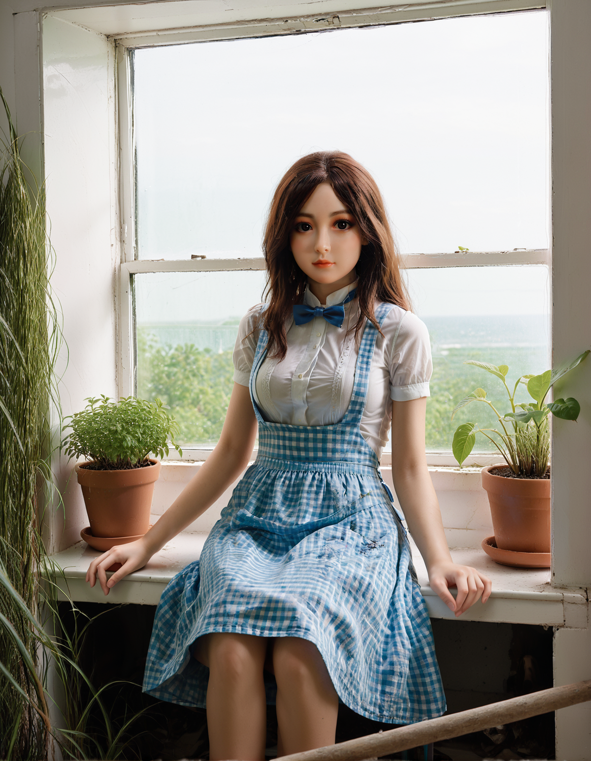 Puede muñeca sexual (Aibei Doll 148 cm Copa B #AB2 TPE+Silicona)