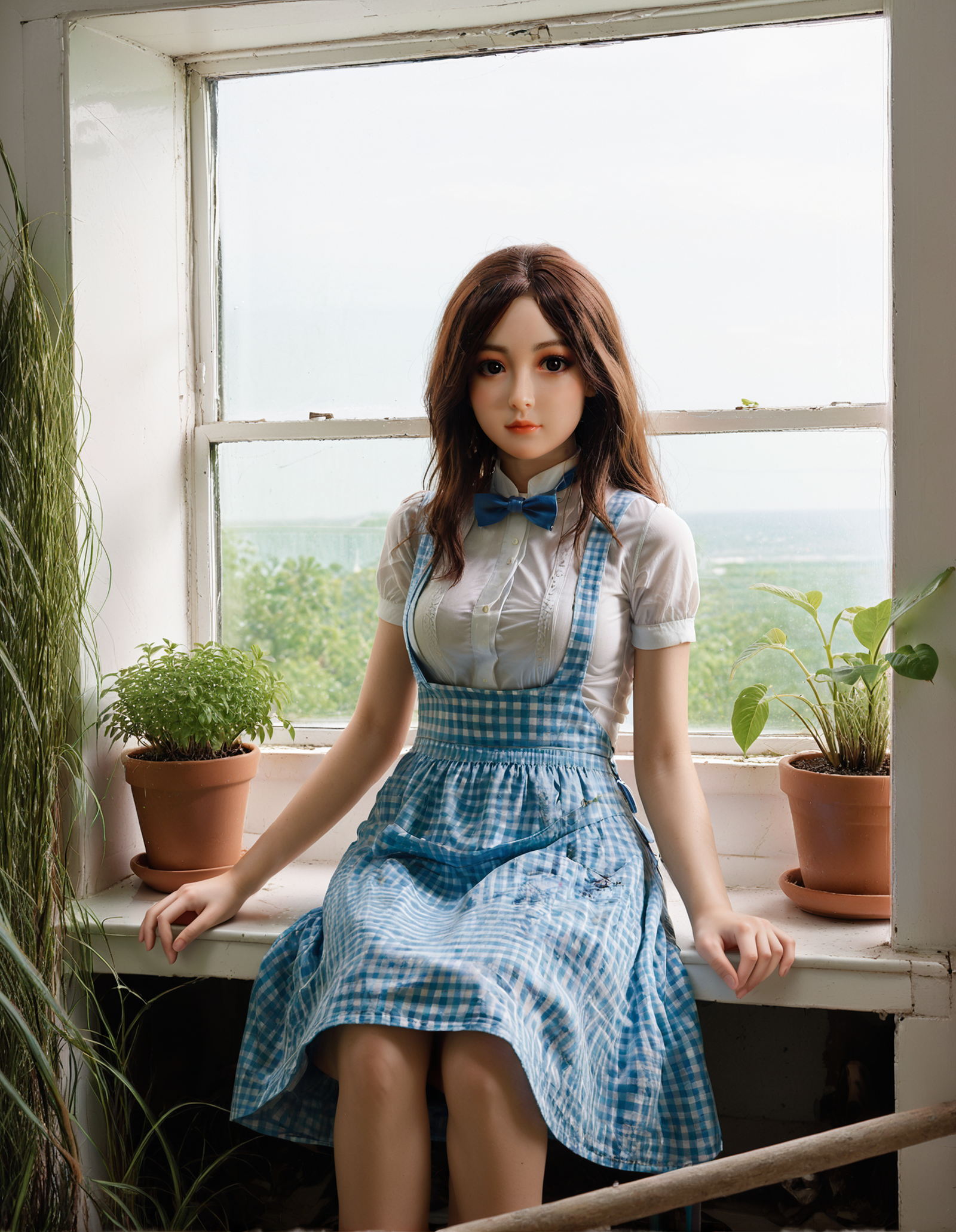 Puede muñeca sexual (Aibei Doll 148 cm Copa B #AB2 TPE+Silicona)