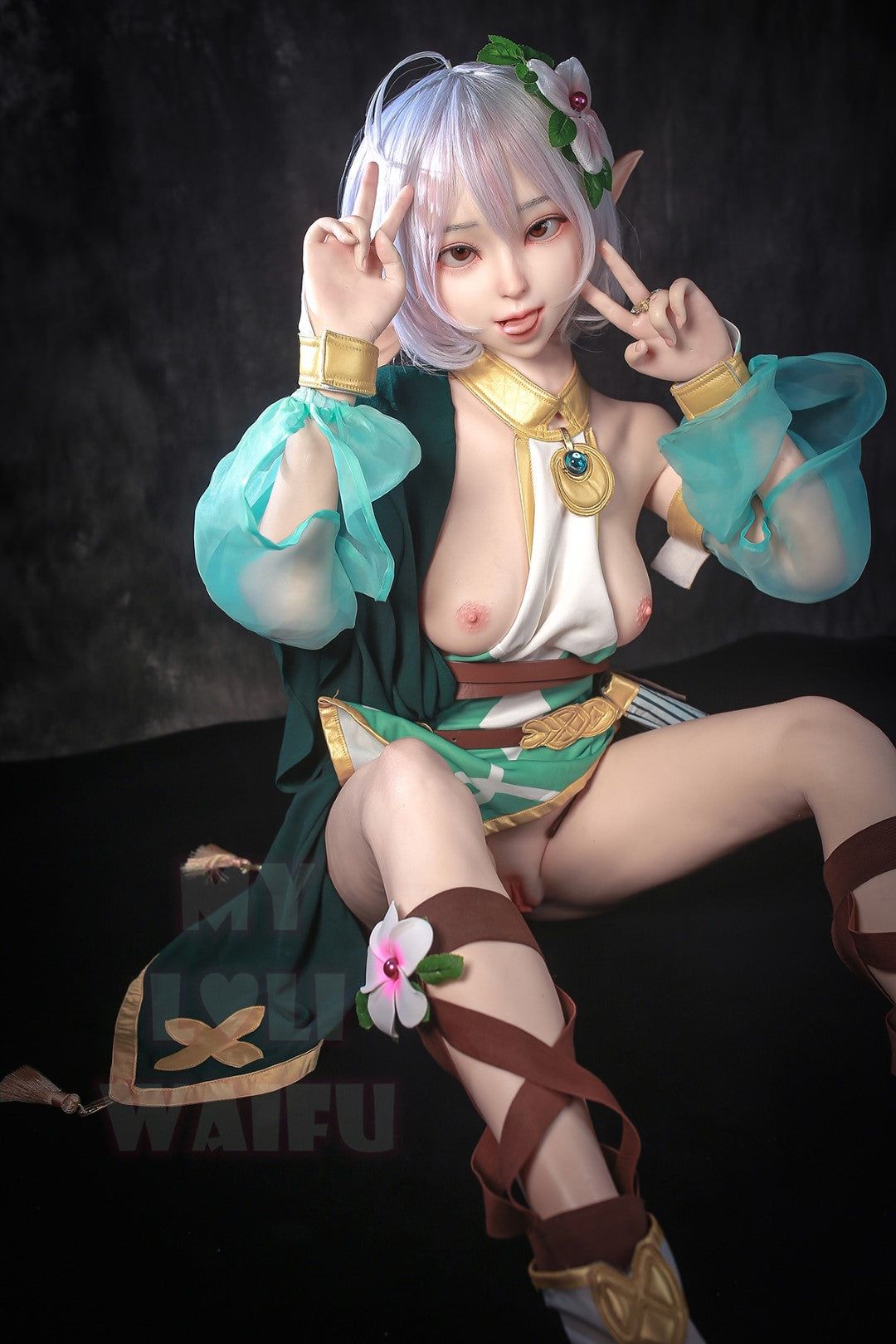 Alí muñeca sexual (My Loli Waifu 148 cm Copa B #60B Silicona)