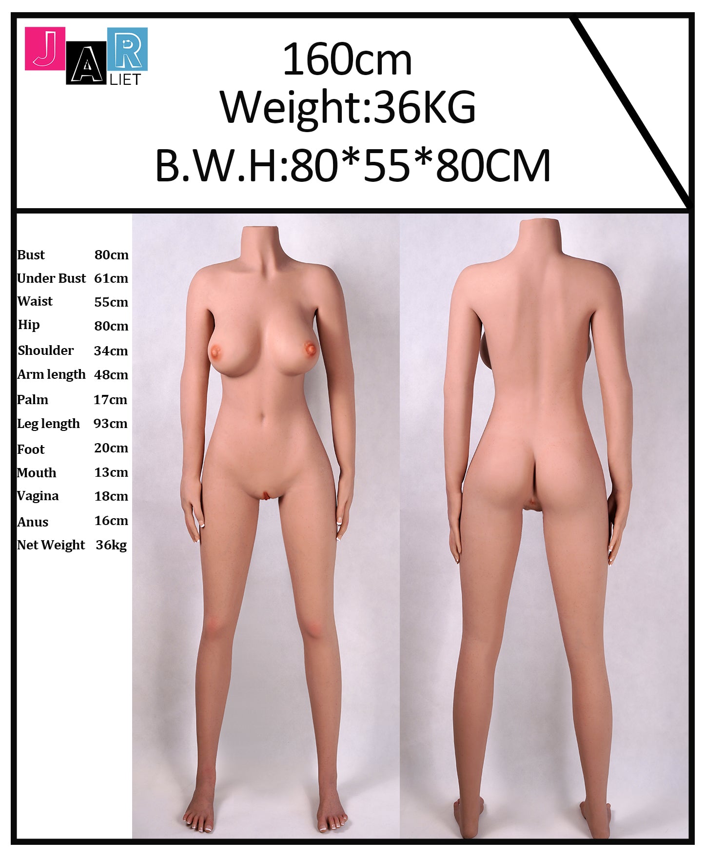 helen muñeca sexual (Jarliet 160 cm D-Cup TPE+Silicona)