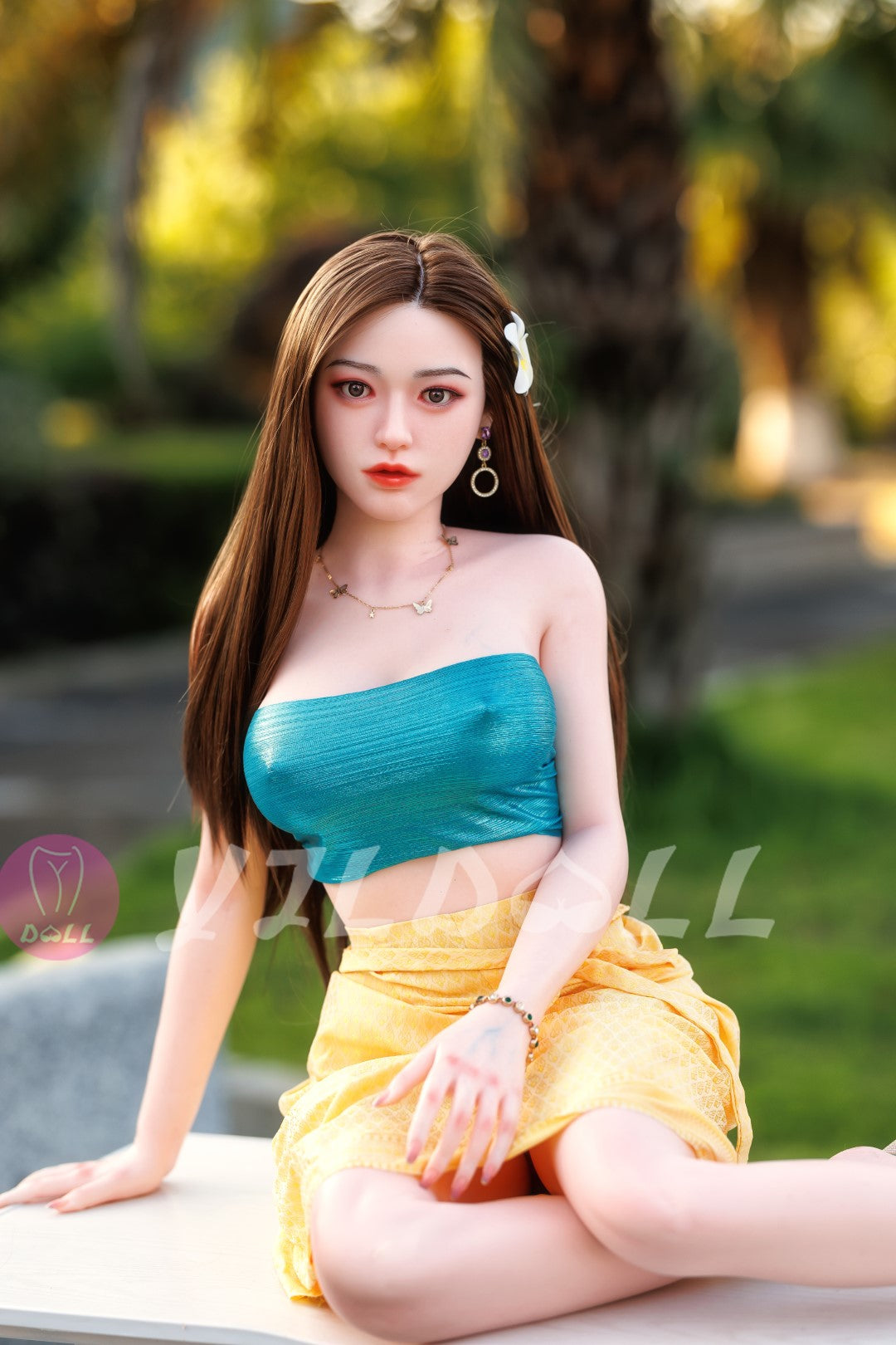 chiyo muñeca sexual (YJL Doll 160 cm D-Cup #810 Silicona)