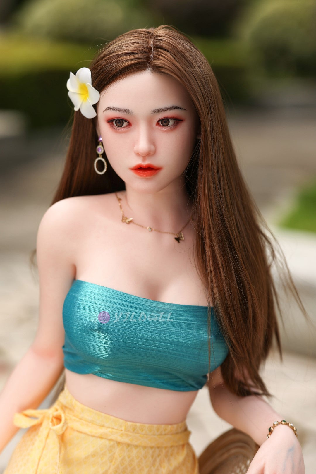 chiyo muñeca sexual (YJL Doll 160 cm D-Cup #810 Silicona)