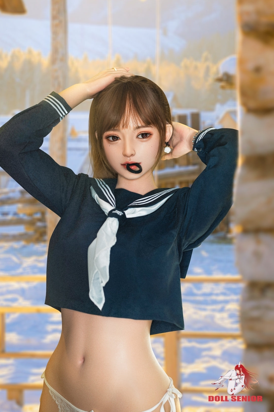 mengshu muñeca sexual (Muñeca Senior 163cm E-Cup #12 Silicona)