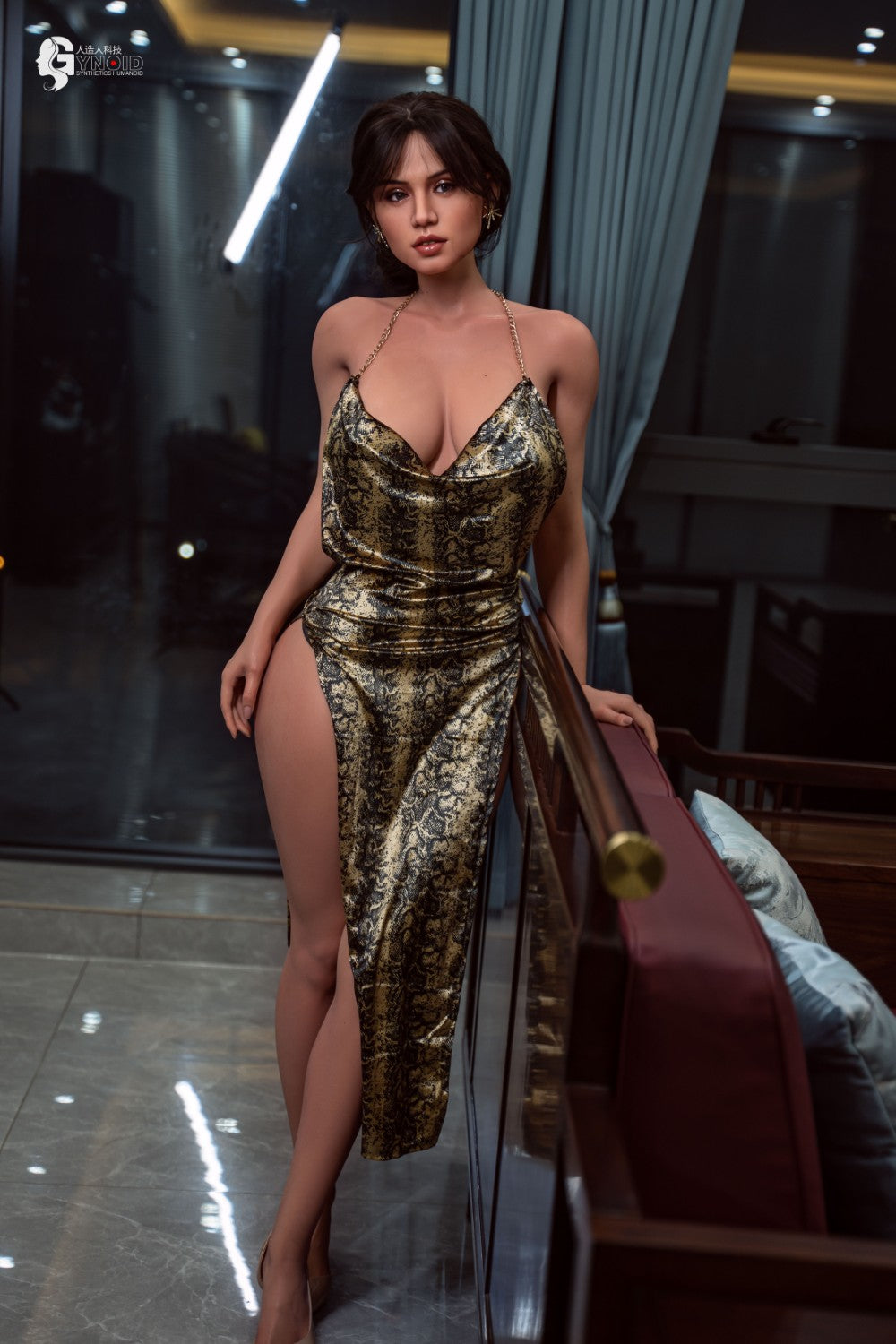 muñeca sexual Gina Modelo 21 Deluxe (Gynoid Doll 164 cm Copa F de silicona)