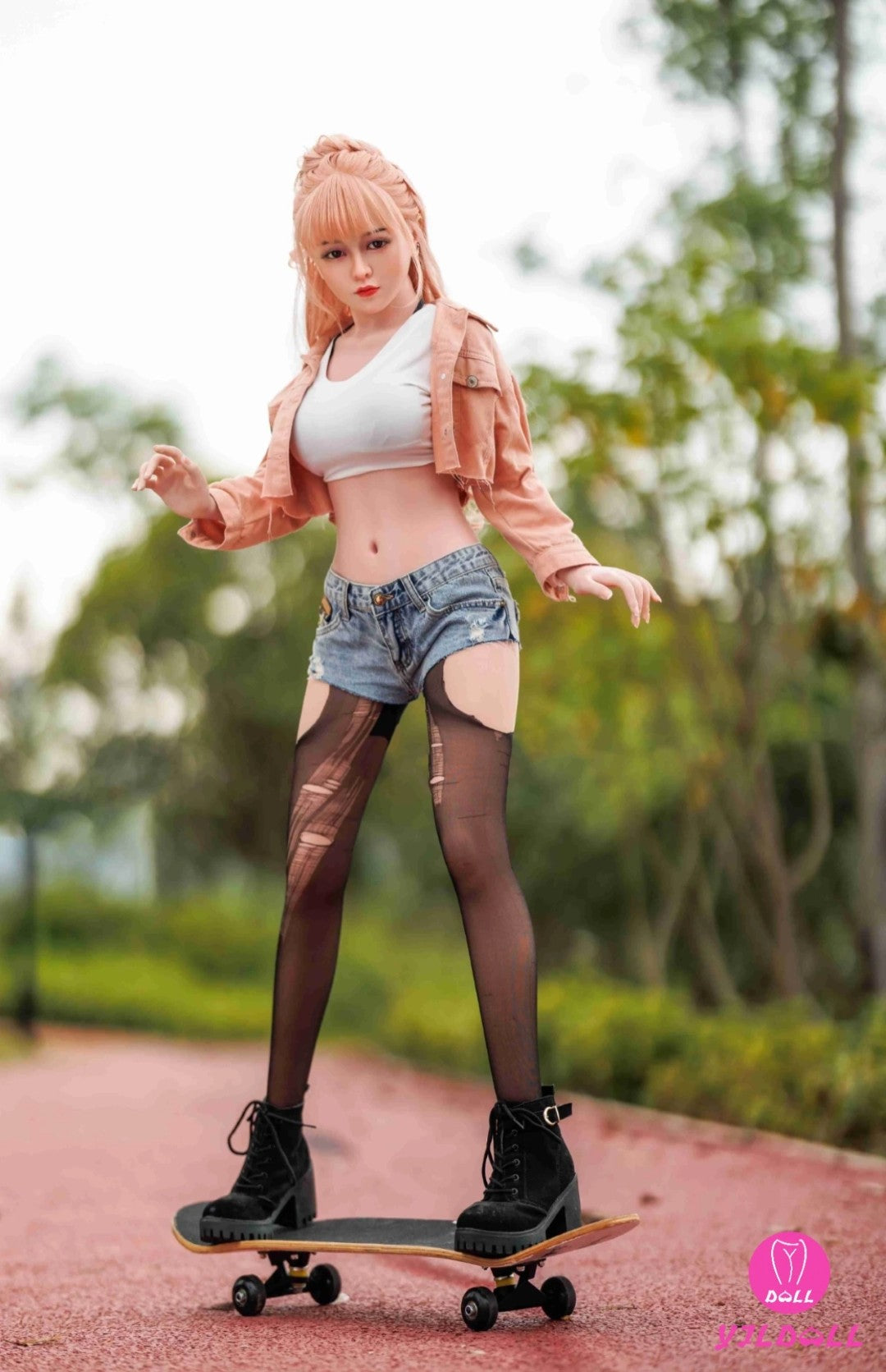 Lásley muñeca sexual (YJL Doll 148 cm D-CUP #369 TPE+Silicona)