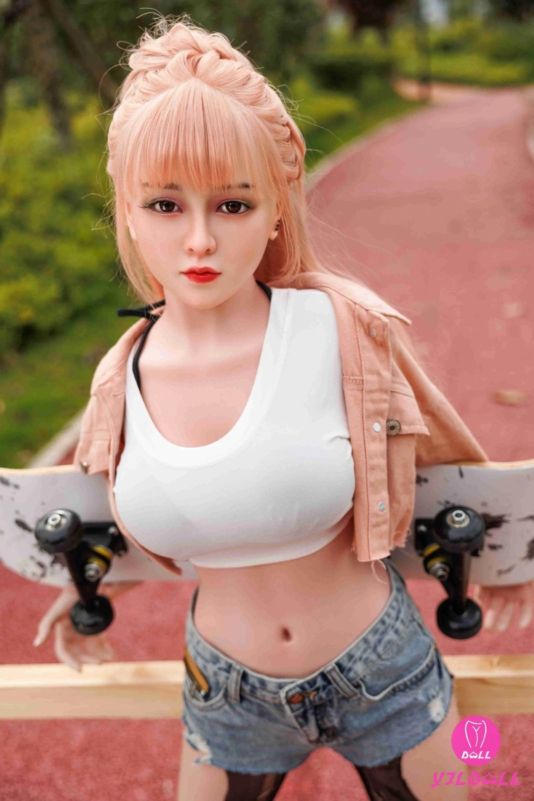 Lásley muñeca sexual (YJL Doll 148 cm D-CUP #369 TPE+Silicona)
