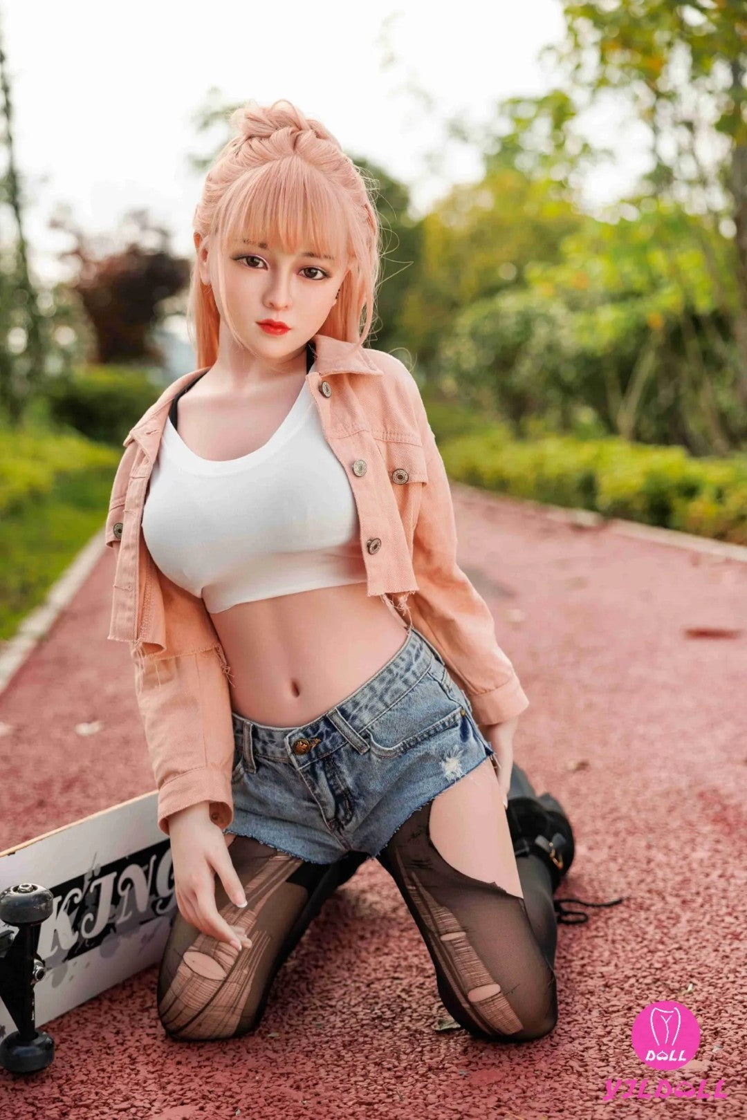 Lásley muñeca sexual (YJL Doll 148 cm D-CUP #369 TPE+Silicona)