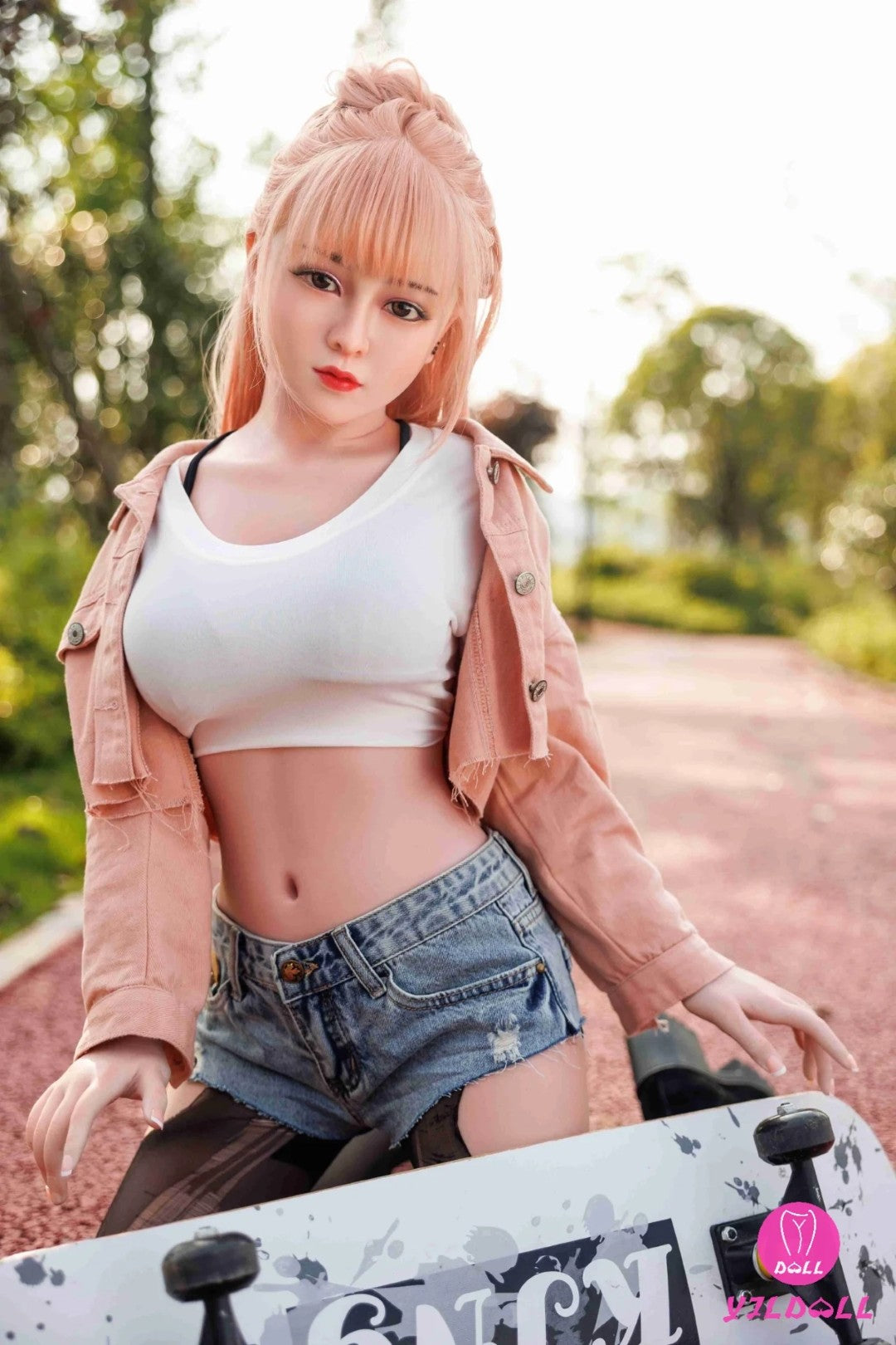 Lásley muñeca sexual (YJL Doll 148 cm D-CUP #369 TPE+Silicona)