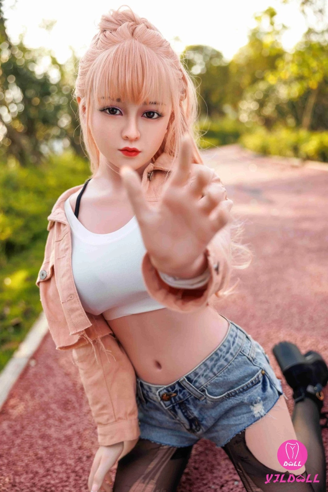 Lásley muñeca sexual (YJL Doll 148 cm D-CUP #369 TPE+Silicona)