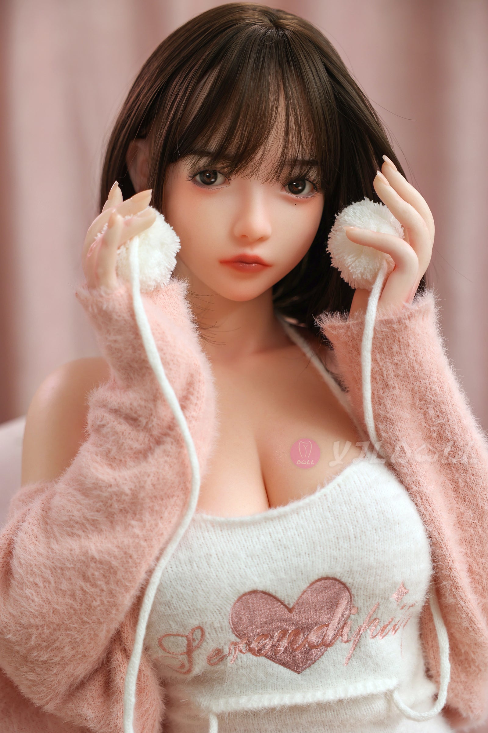 Guo Ling muñeca sexual (YJL Doll Copa C de 155 cm #861 TPE+silicona)