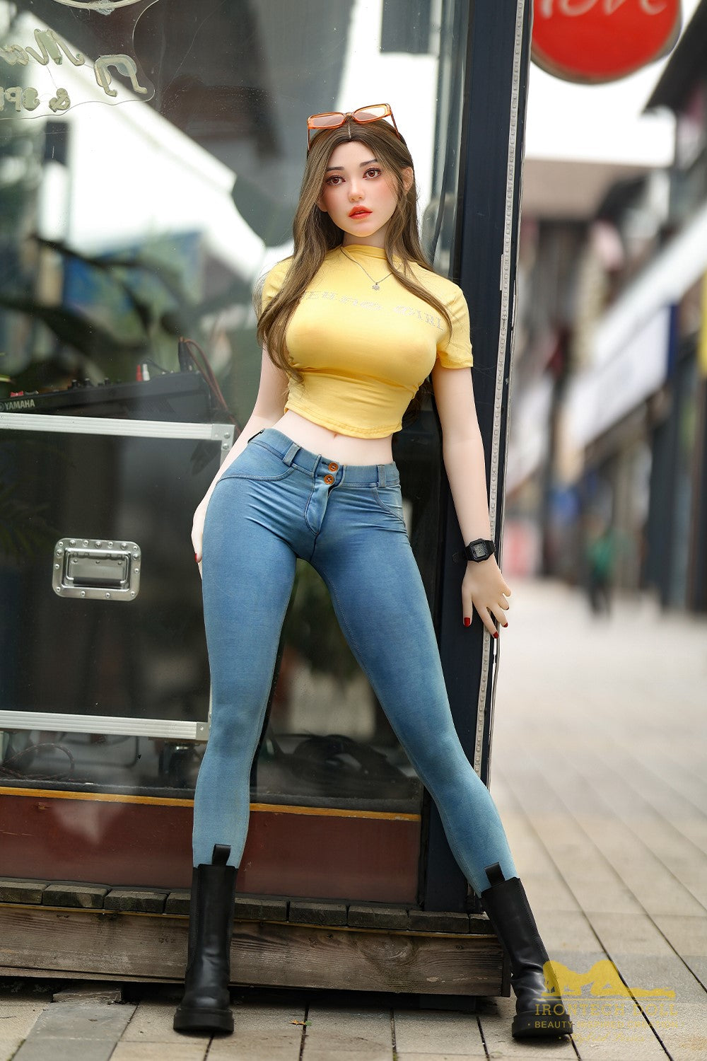 eileen muñeca sexual (Irontech Doll 159cm Copa G S40 TPE+Silicona)