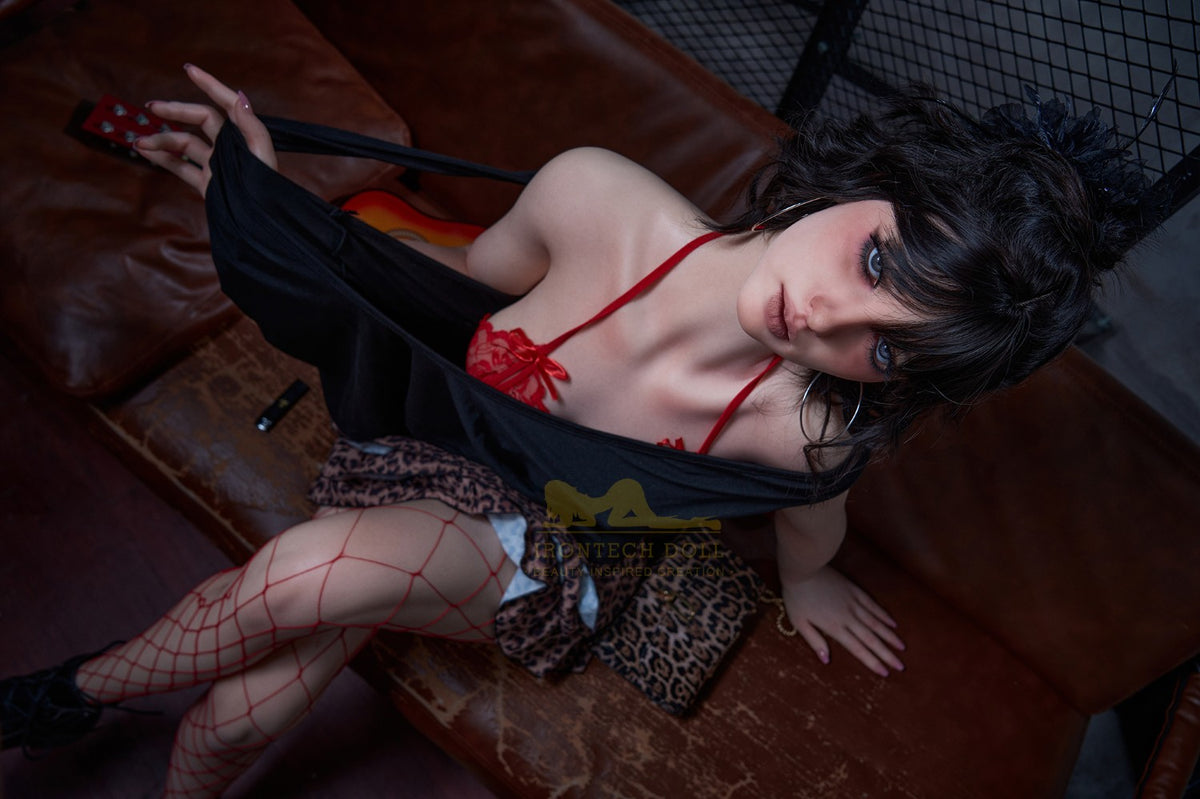 muchacha muñeca sexual (Irontech Doll 169 cm copa C S44 silicona)