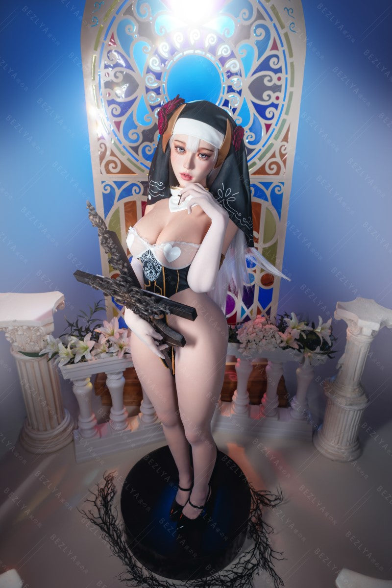 Ninfaea muñeca sexual (Bezlya Doll 155 cm E-CUP 2.2CF Silicona)