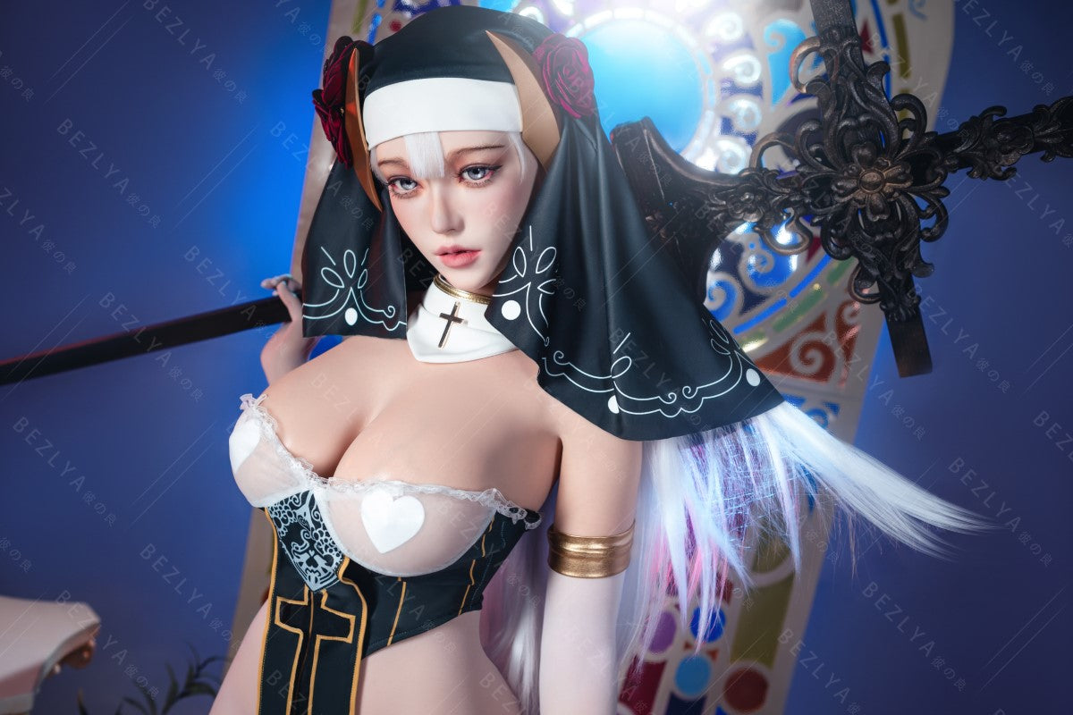 Ninfaea muñeca sexual (Bezlya Doll 155 cm E-CUP 2.2CF Silicona)