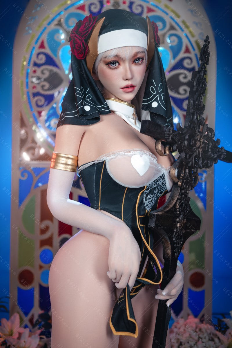 Ninfaea muñeca sexual (Bezlya Doll 155 cm E-CUP 2.2CF Silicona)