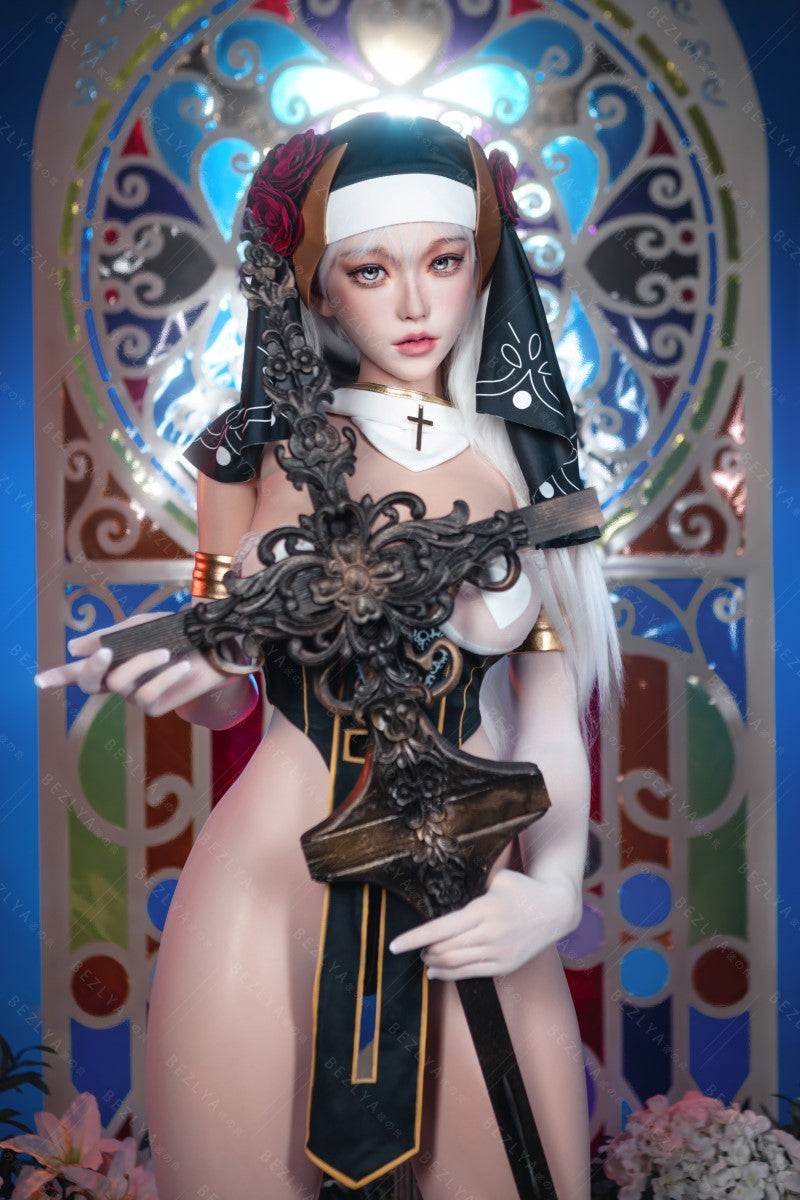 Ninfaea muñeca sexual (Bezlya Doll 155 cm E-CUP 2.2CF Silicona)