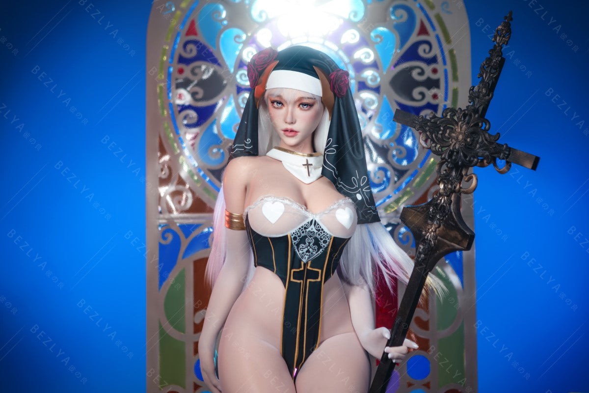 Ninfaea muñeca sexual (Bezlya Doll 155 cm E-CUP 2.2CF Silicona)