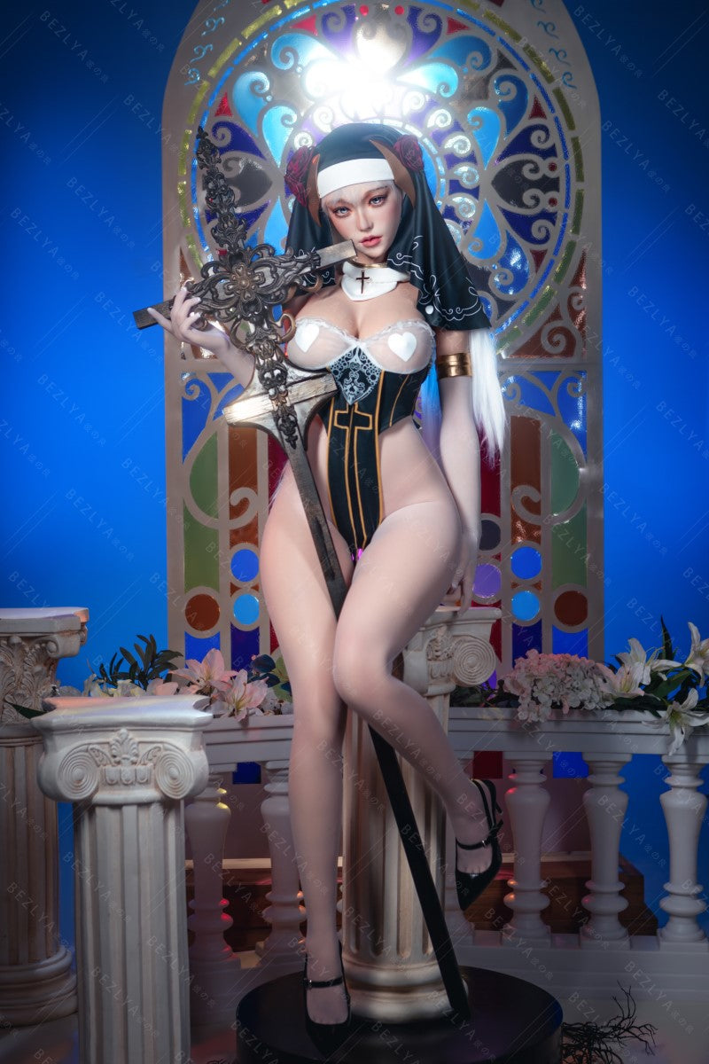 Ninfaea muñeca sexual (Bezlya Doll 155 cm E-CUP 2.2CF Silicona)