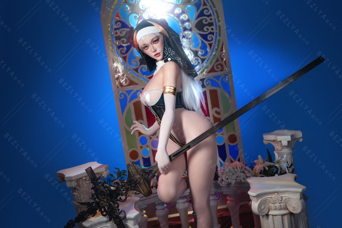 Ninfaea muñeca sexual (Bezlya Doll 155 cm E-CUP 2.2CF Silicona)