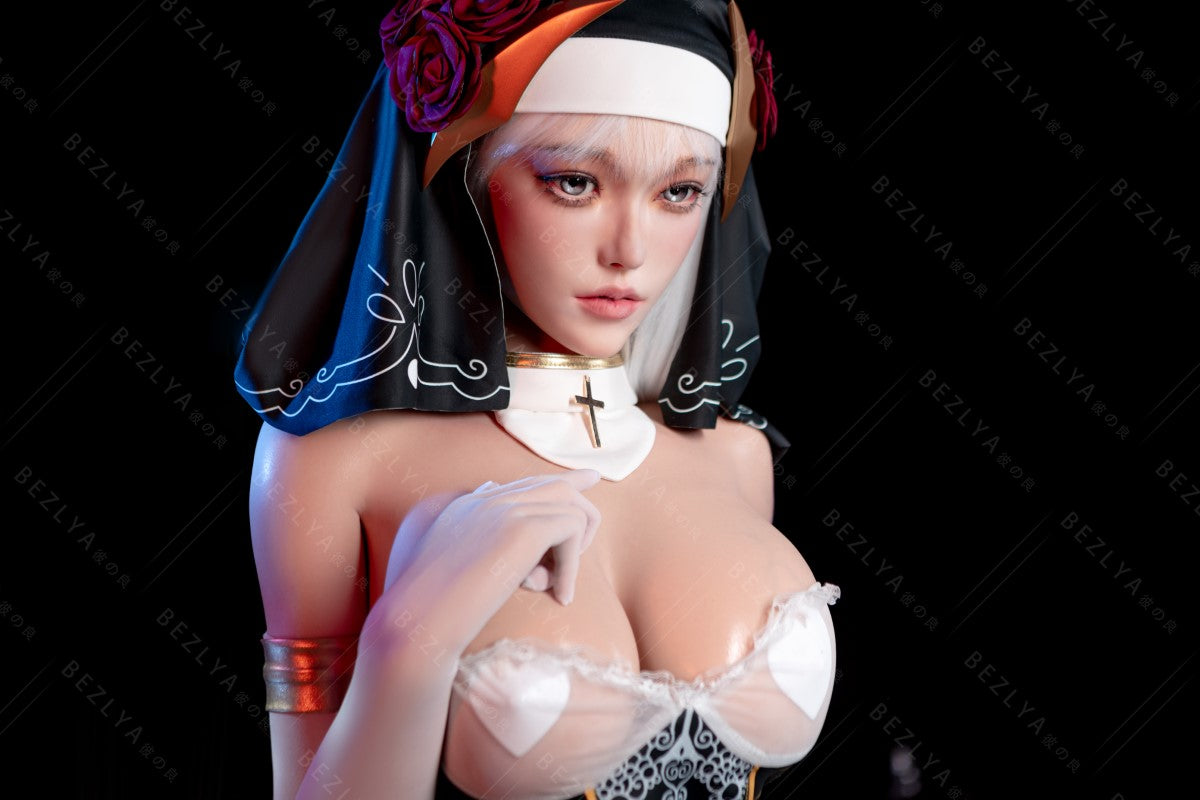 Ninfaea muñeca sexual (Bezlya Doll 155 cm E-CUP 2.2CF Silicona)